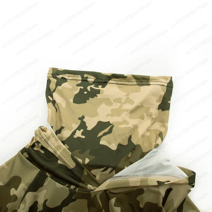 HUK Fishing Clothing Camouflage Men's Long Sleeve