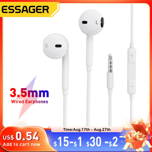 Wired Headphones In Ear Headset Wired Earphones