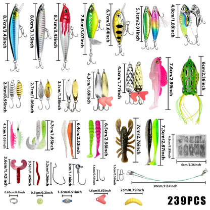 Fishing Lure Kit For Trout/Pike/Bass