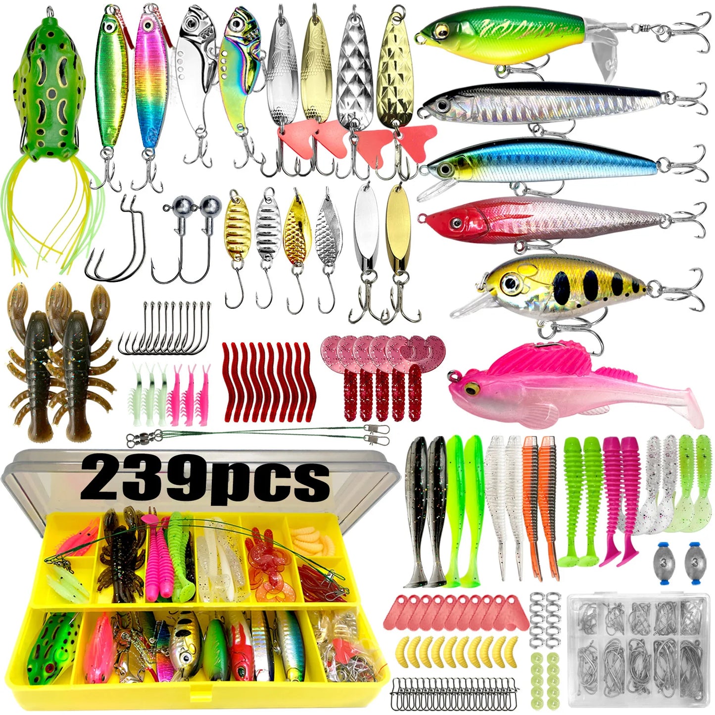 Fishing Lure Kit For Trout/Pike/Bass