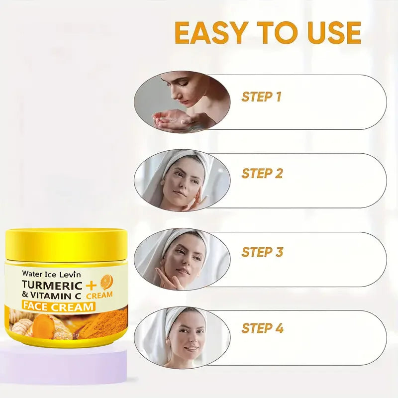 Turmeric Vitamin C Anti-Aging Cream Moisturizing Anti-Wrinkle