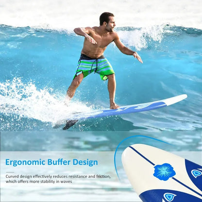 Surfboard, 6' Body Board with Removable Fins