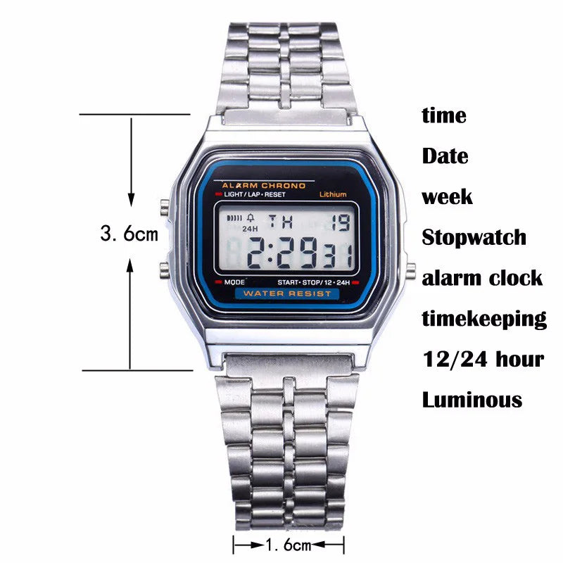 2025 Digital Watches For Men Sports Waterproof Bracelet Clock