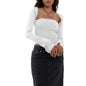 Women s Lace Patchwork Crop Tops Strapless