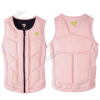 Premium Elastic Neoprene Impact Vest wake surfing Comp Vest