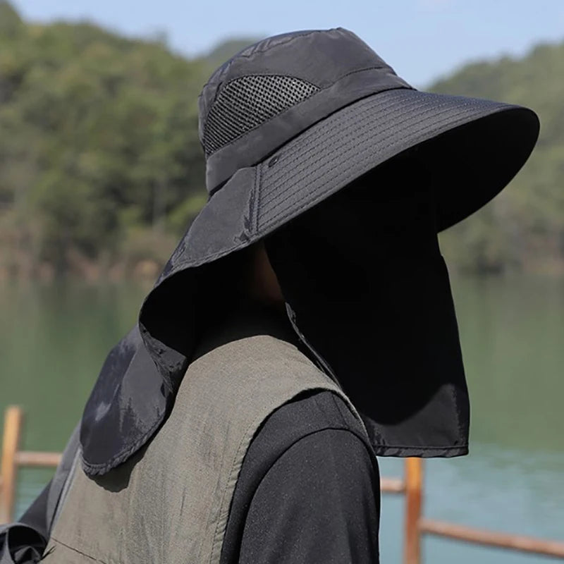 Summer Sun Hats UV Protection Outdoor Hunting Fishing Cap