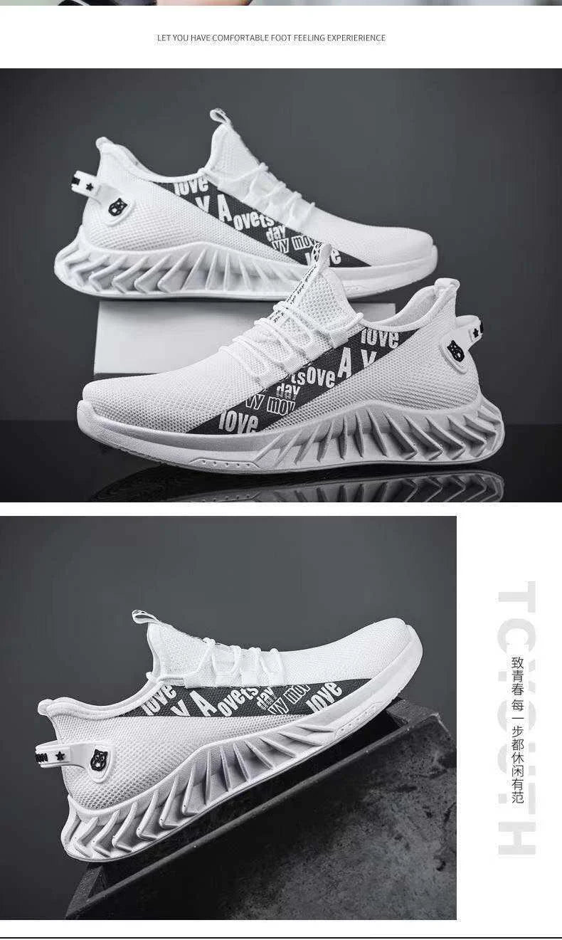 Men's mesh breathable casual sneakers summer soft sole
