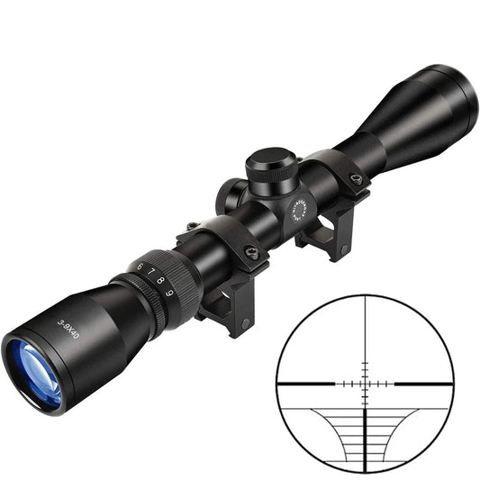 3-9X40 Hunting Deer Air Rifle Scope Wire Rangefinder