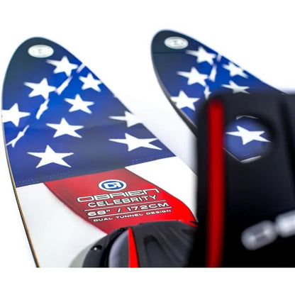 O'Brien Celebrity 68" Combo Waterskis Versatile Water Skis