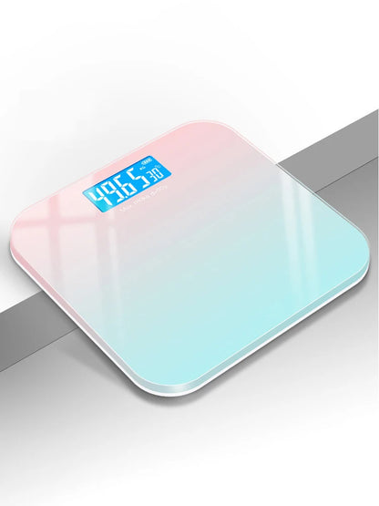 Gradient Color Intelligent LCD Electronic Scale Digital Display Glass Weight Scale