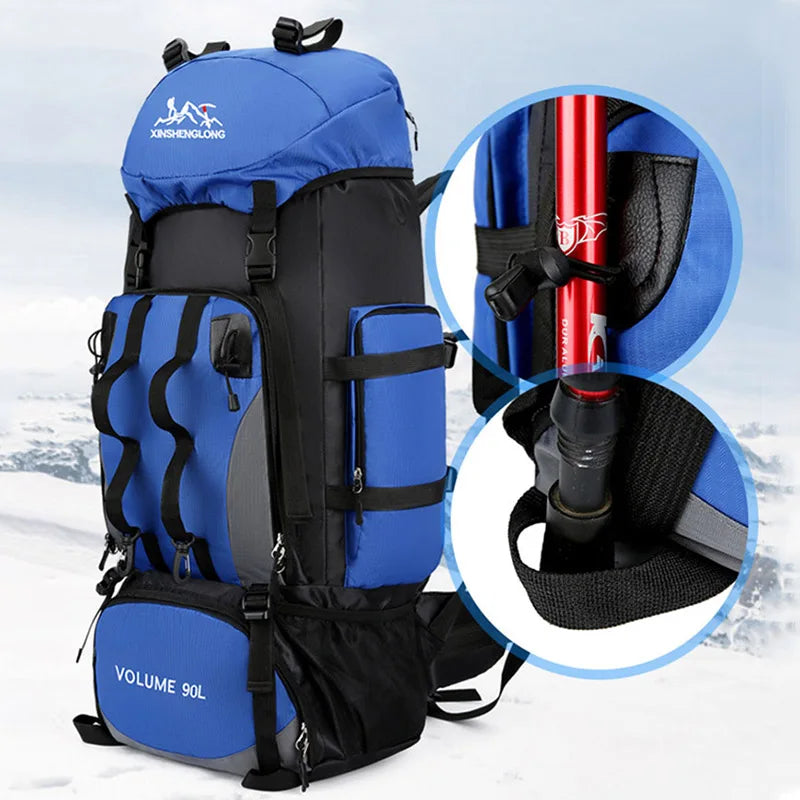 Waterproof Hiking Camping Backpack Trekking Bag