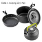 Camping Cooking set Camping Cookware Travel Tableware