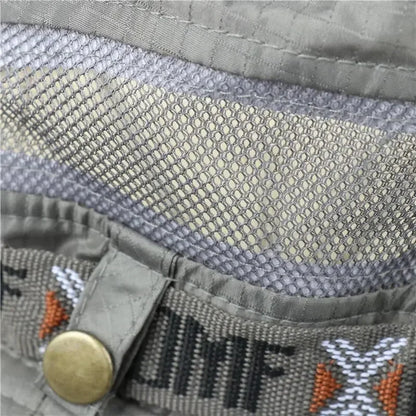 Summer Men Bucket Hat Outdoor UV Protection