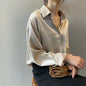 Woman Spring Autumn Style Blouses Shirts Lady Casual Long Sleeve Turn-down Collar