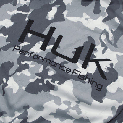 HUK Fishing Clothing Camouflage Men's Long Sleeve