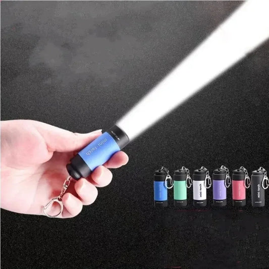 Led micro pocket flashlight portable USB rechargeable