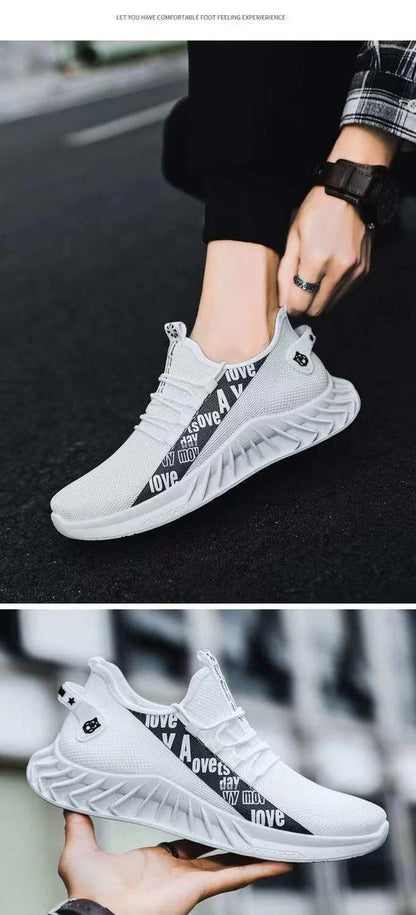 Men's mesh breathable casual sneakers summer soft sole