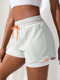 Women's High Rise Yoga Shorts With Elastic Proximity Control Running Shorts