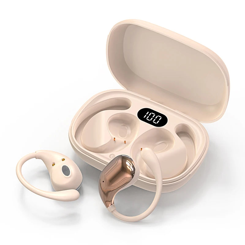 Bluetooth 5.4 Ear Hook Headphones TWS Wireless Earphones