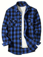 Spring and Autumn Fashion Cotton Long Sleeve Men's Flannel