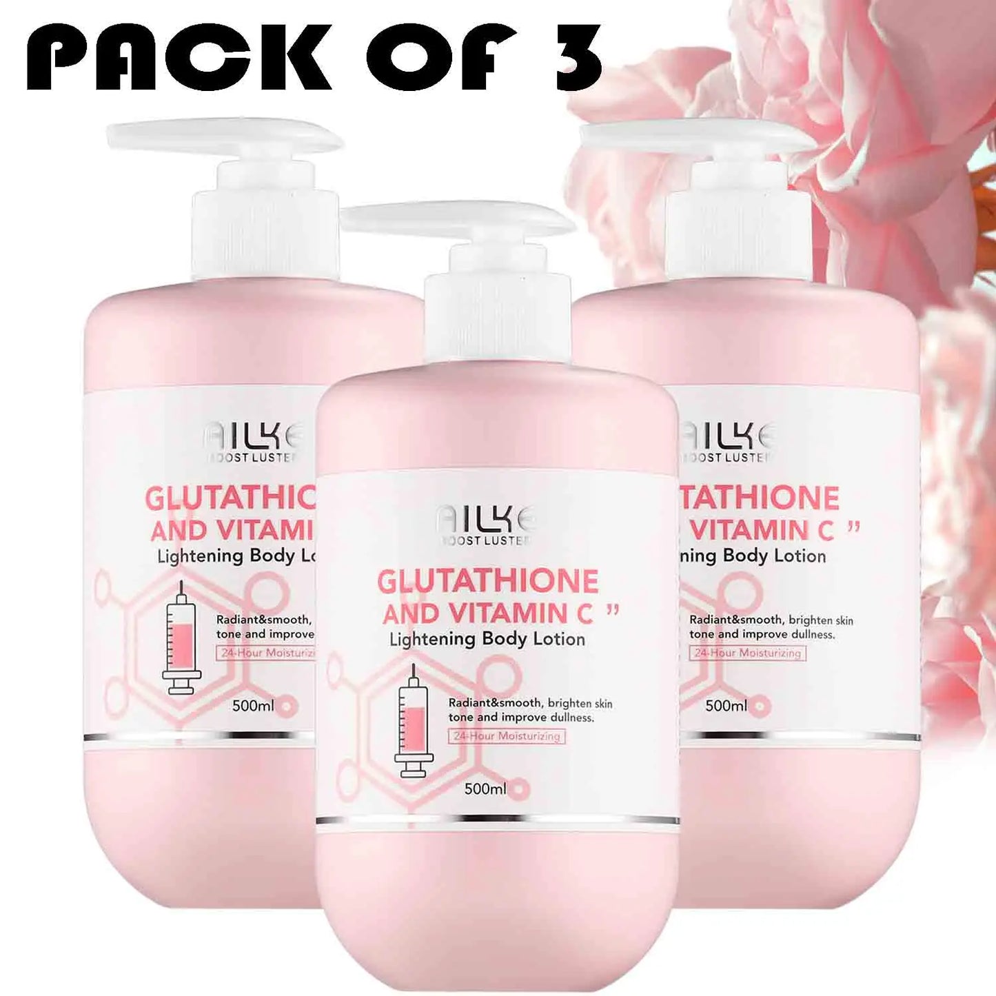 AILKE Vitamin C & Glutathione Brightening Body Lotion