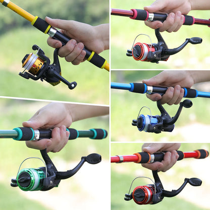 Spinning Fishing Rod and Reel Combo Telescopic Rod