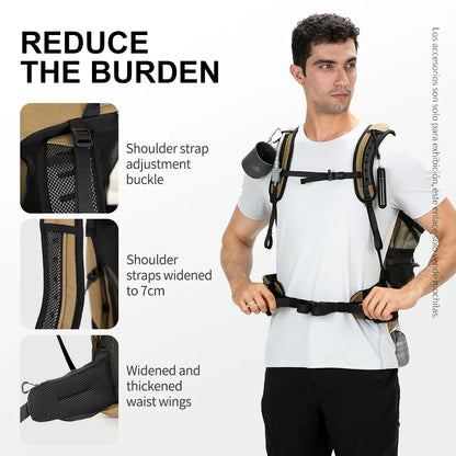 Mountaineering backpack 35 liters men's and women's outdoor sports bag