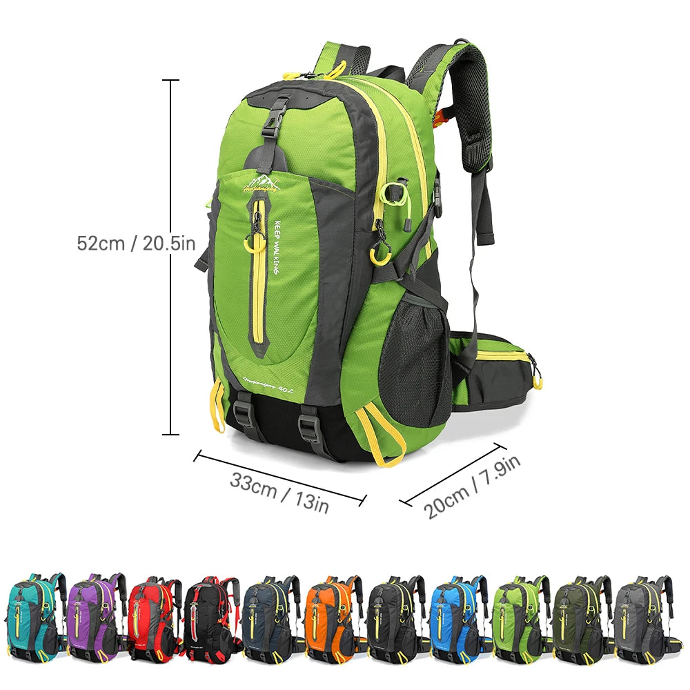 Water Resistant Travel Backpack Camping Hiking Laptop Daypack