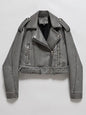 Women Oversized Vintage Loose Pu Faux Leather Short Jacket with Belt Streetwear Female Zipper Retro Moto Biker Coat Outwear