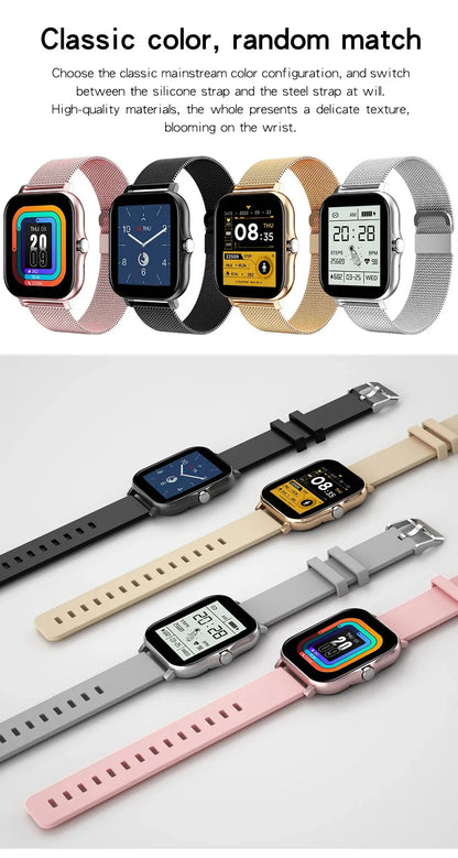 2025 New Bluetooth Answer Call Smart Watch Men Touch Call Fitness Tracker