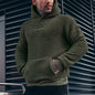 Men's Autumn Plush Hoodies Fuzzy Fleece Comfy