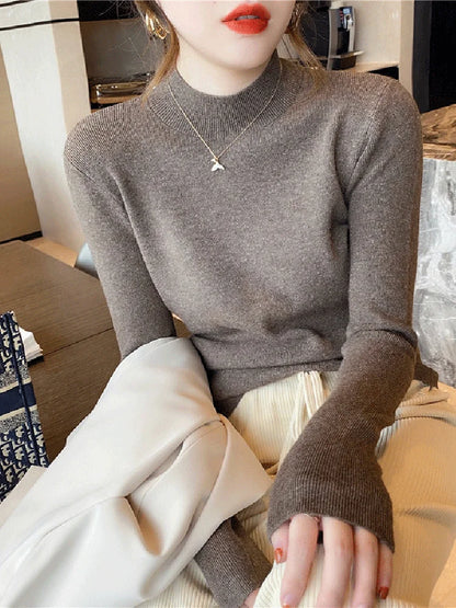 Turtleneck Sweater Women Fashion 2024