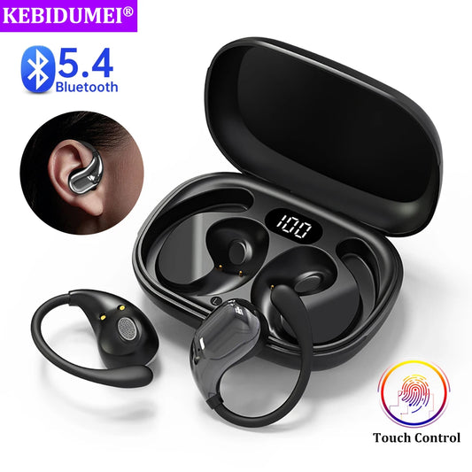 Bluetooth 5.4 Ear Hook Headphones TWS Wireless Earphones