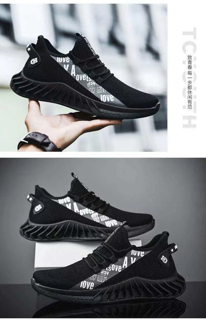 Men's mesh breathable casual sneakers summer soft sole