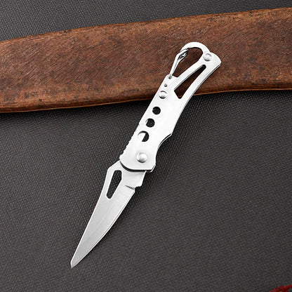 Mini Pocket Folding Knife Outdoor Keychain Portable Paring