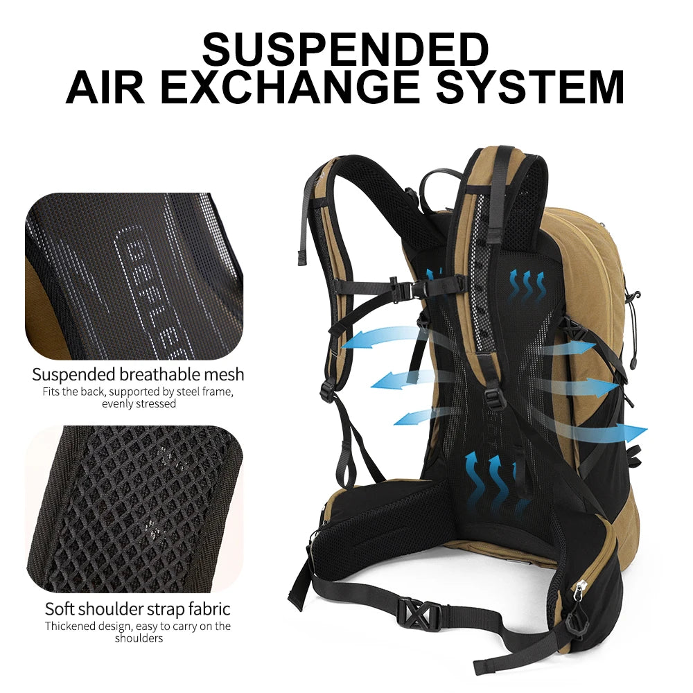 Mountaineering backpack 35 liters men's and women's outdoor sports bag