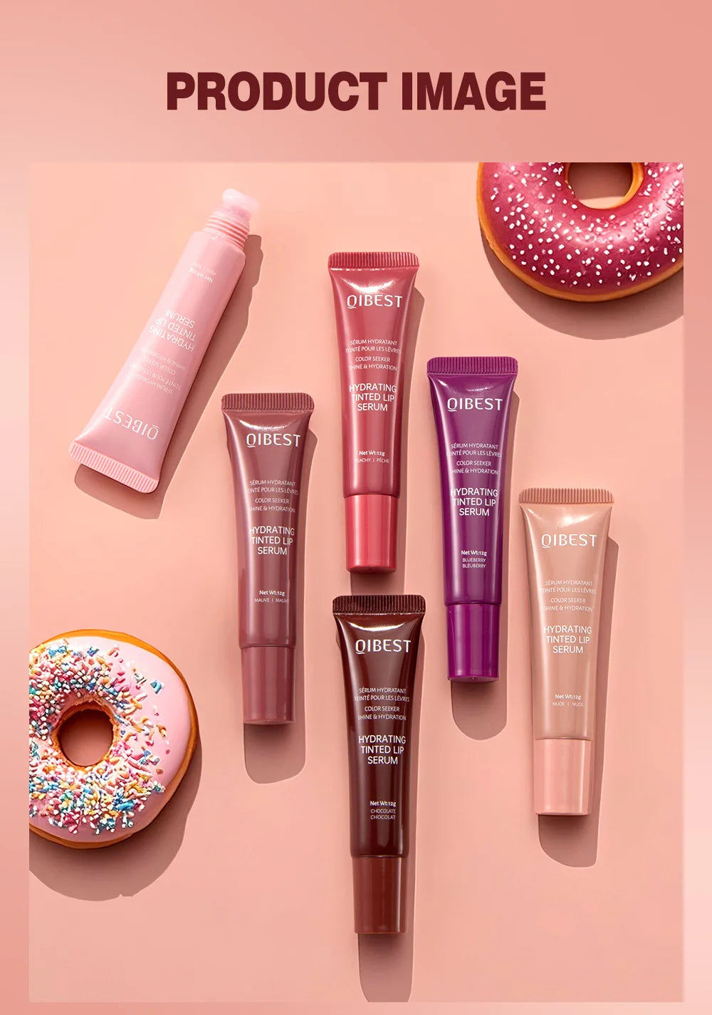 QIBEST Crystal Lip Balm Moisturizing Lip Gloss Oil Jelly Lipgloss
