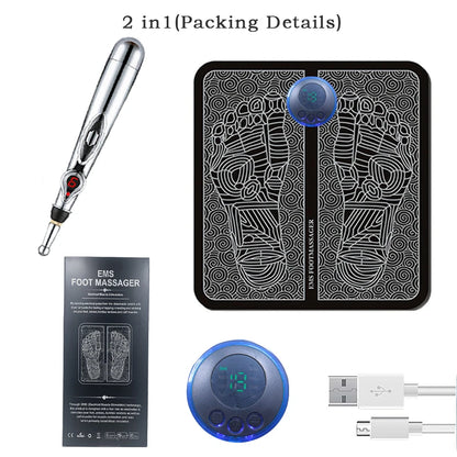 Portable Massage Foot Pad Massage Patch Massage Pen Cervical Neck