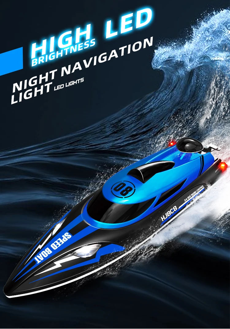 RC Battery Boat 2.4Ghz 25km/h High-Speed Remote Control Racing
