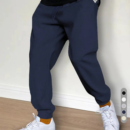 Fleece Sweatpants Men Running Jogger Sports Gym