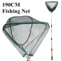 Telescopic Landing Net Folding Fishing Pole Extending
