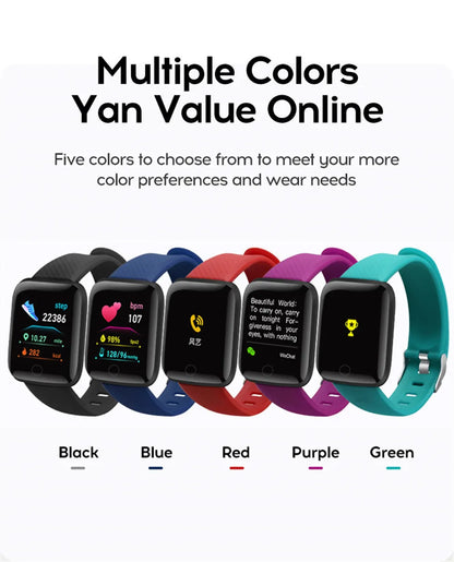 Smart Watch 116Plus D13 Y68 Sport Wristband Running Fitness Monitor
