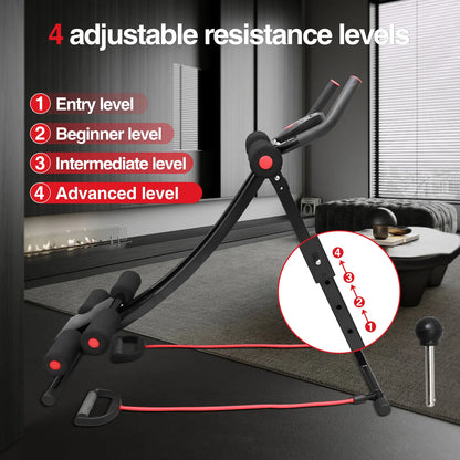 Foldable Ab Machine for Home Gym