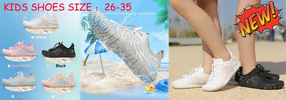 Women Men Aqua Shoes Beach Barefoot Water Sports Sneakers