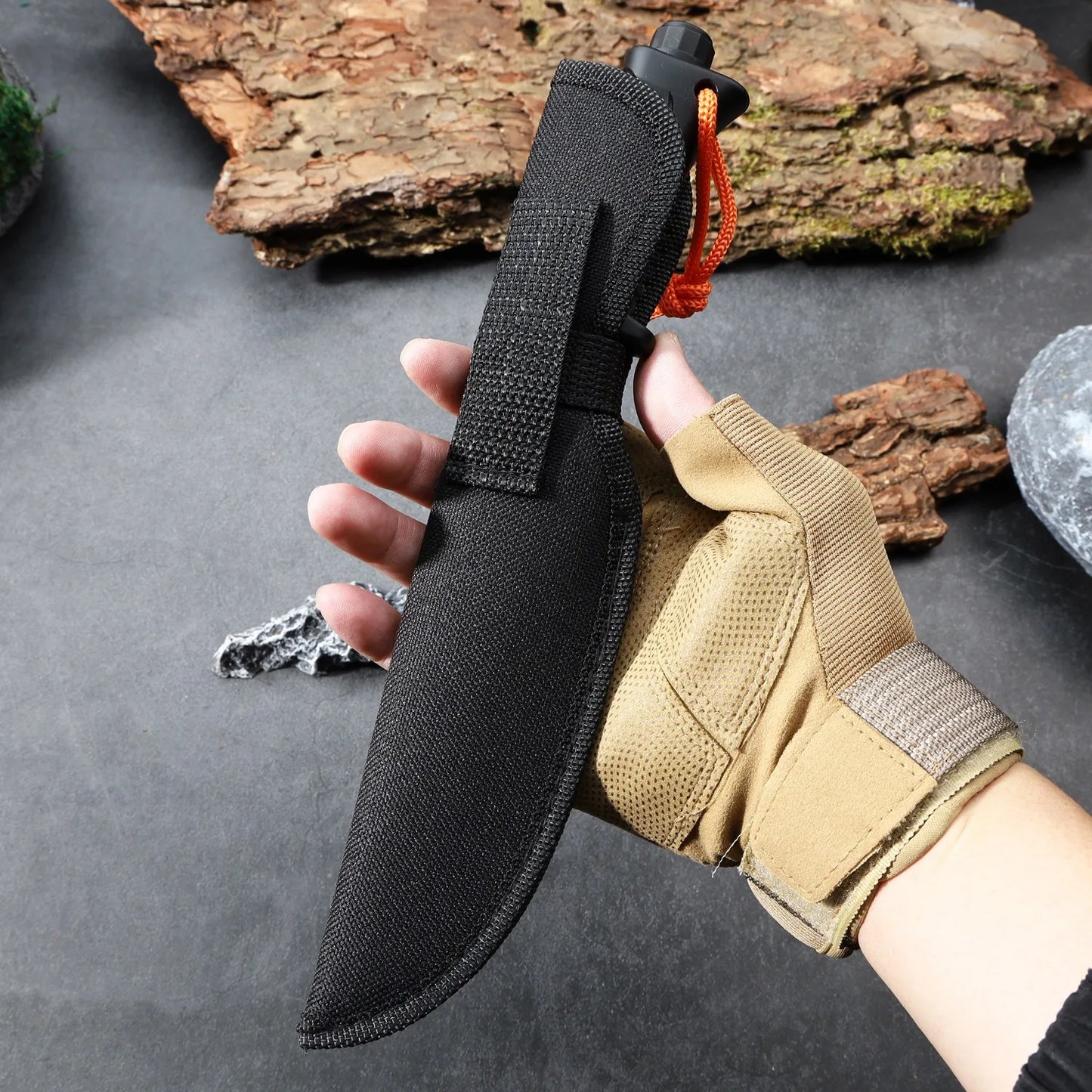 Outdoor Knife Straight Knife Defense Carry Mini Knife