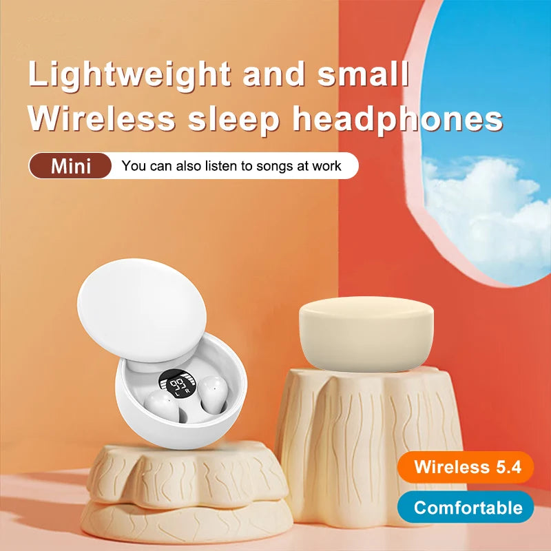 SK26 Bluetooth 5.4 Wireless Earphones Small Earbuds