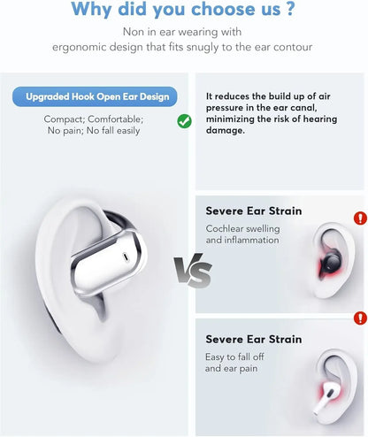Real Time Translator Headphones AI Language Translation Earbuds 144 Languages