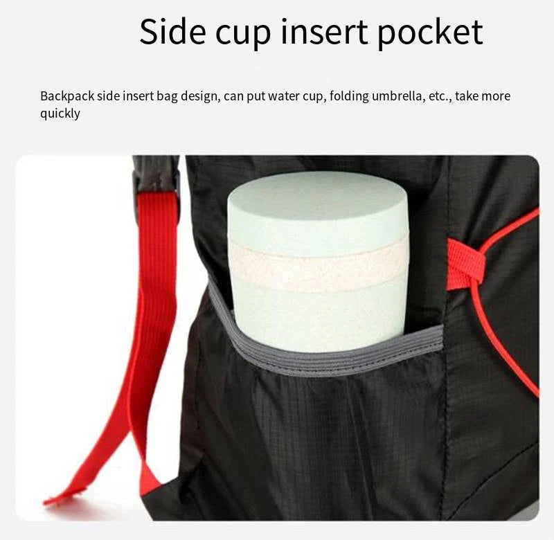 Multifunctional Outdoor Folding Backpack High Density Lightweight