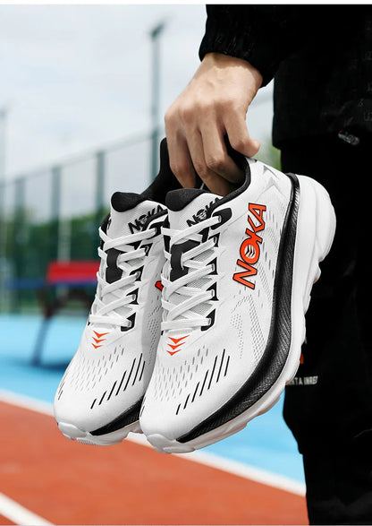 Marathon Carbon Plate Air Cushion Men Sports Running