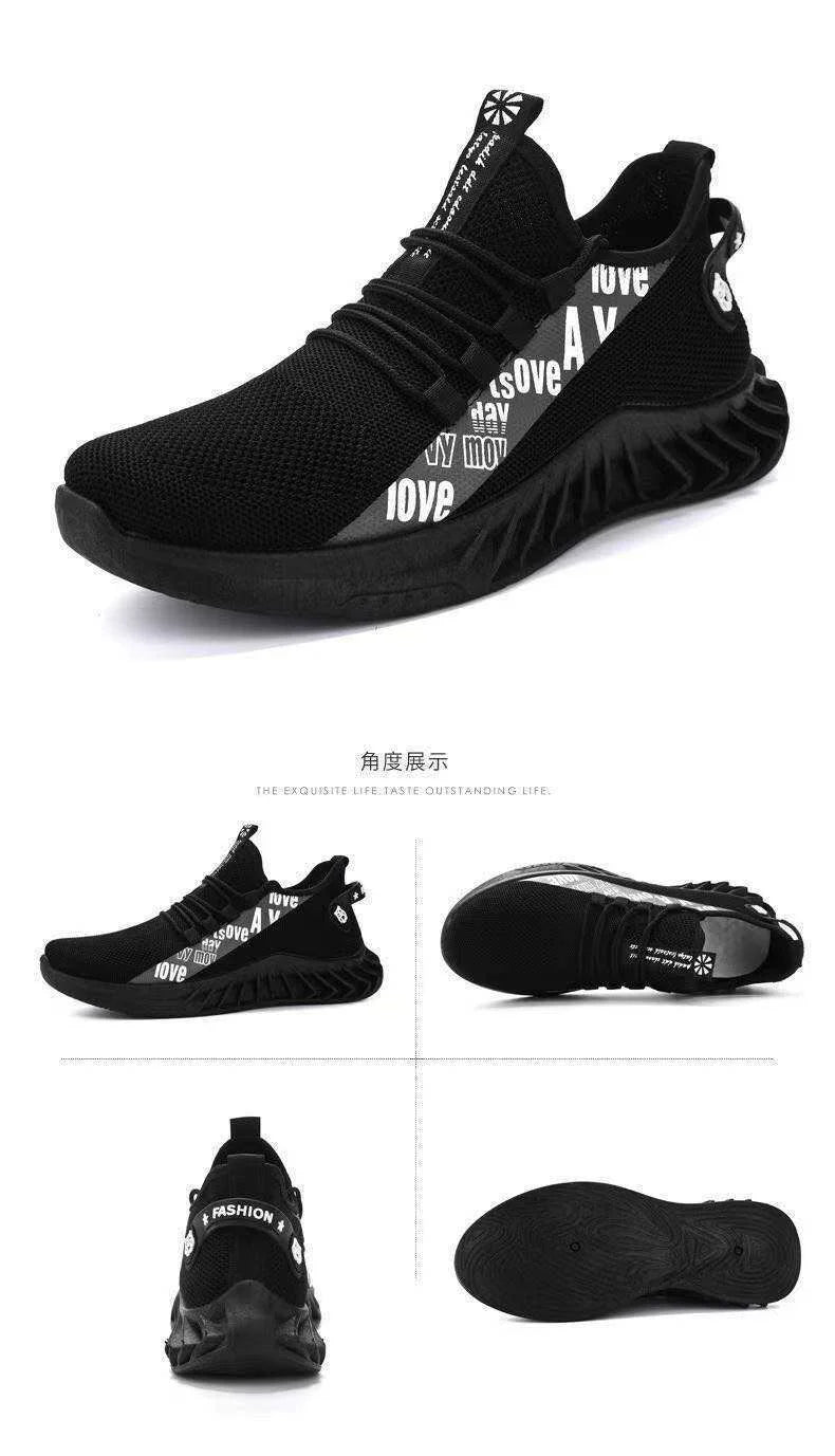 Men's mesh breathable casual sneakers summer soft sole